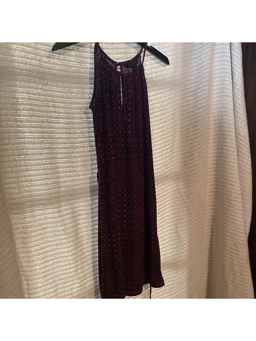 EUC Banana Republic Women’s Size XXS Petite Fuchsia/Black Pattern Dress